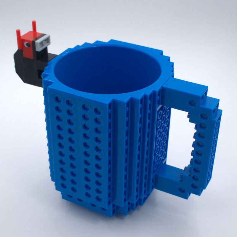 Lego Block Blue Coffee Mug