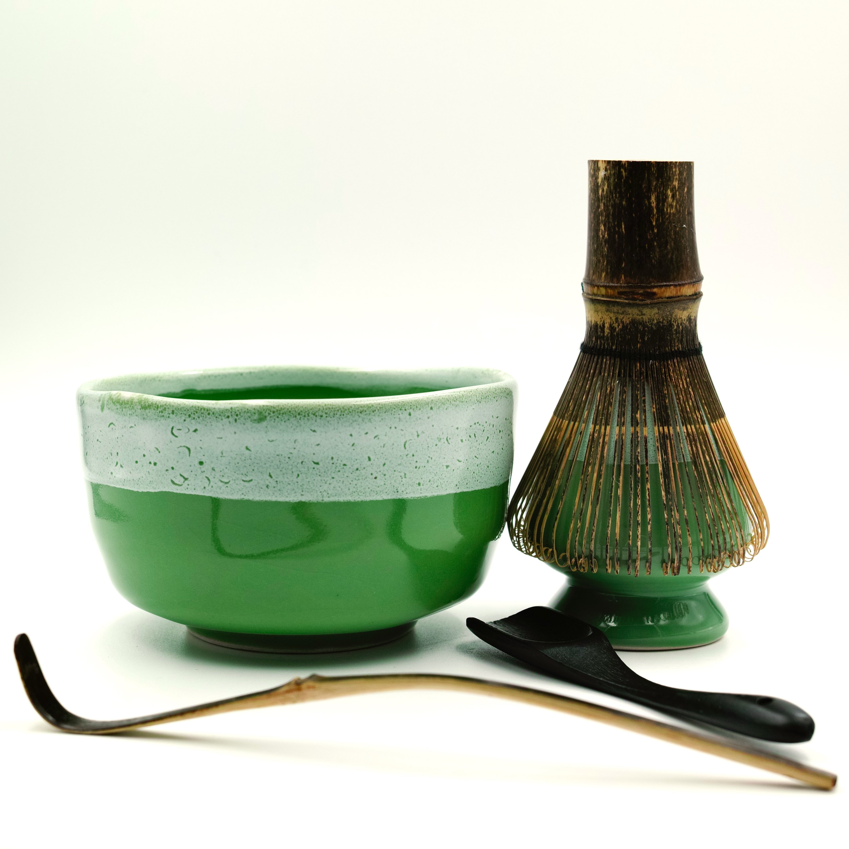 Matcha Whisk Bowl and Stand Set - 0