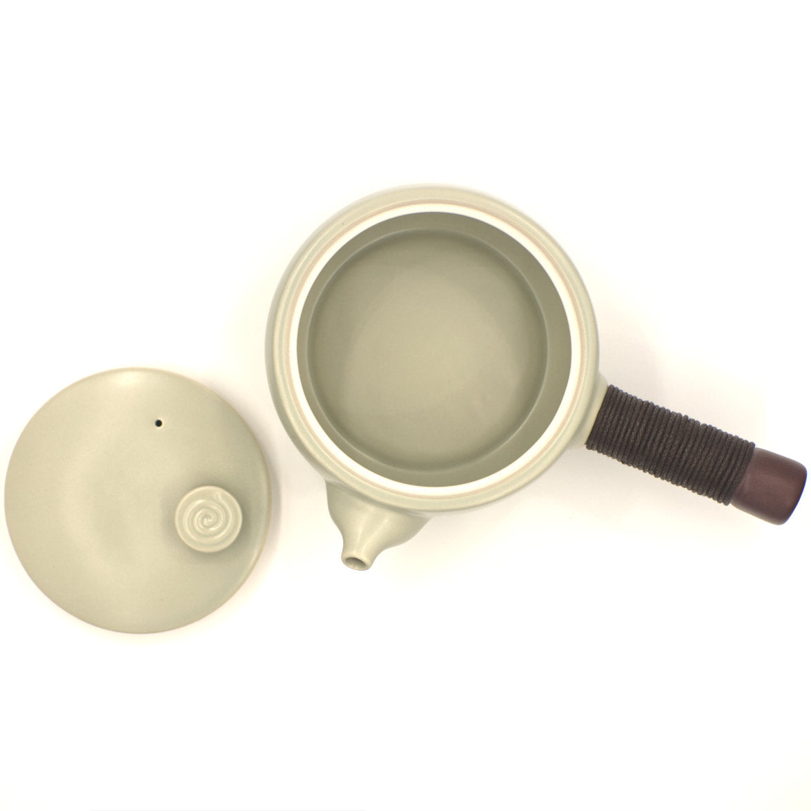 Misty Green Side-Handle Tea Pot