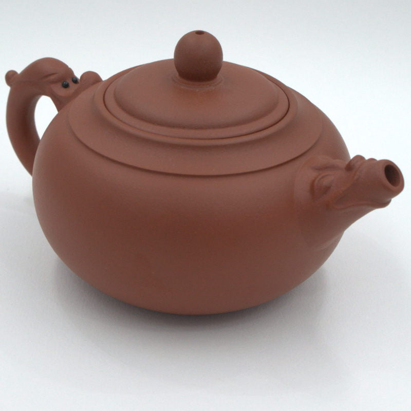 Patterned Purple Clay Yixing Teapot