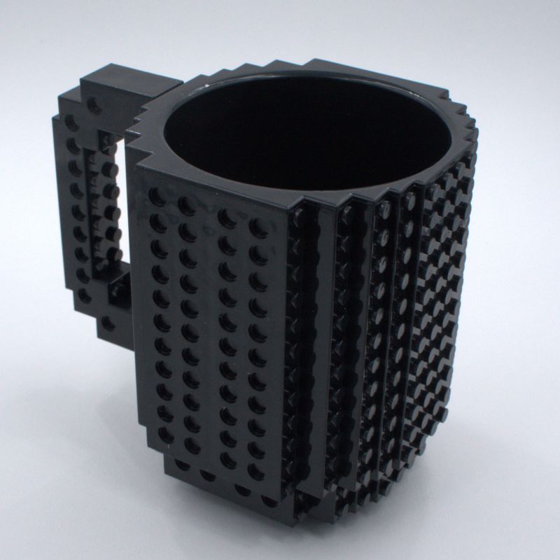 Buy black Build-On Brick Mug