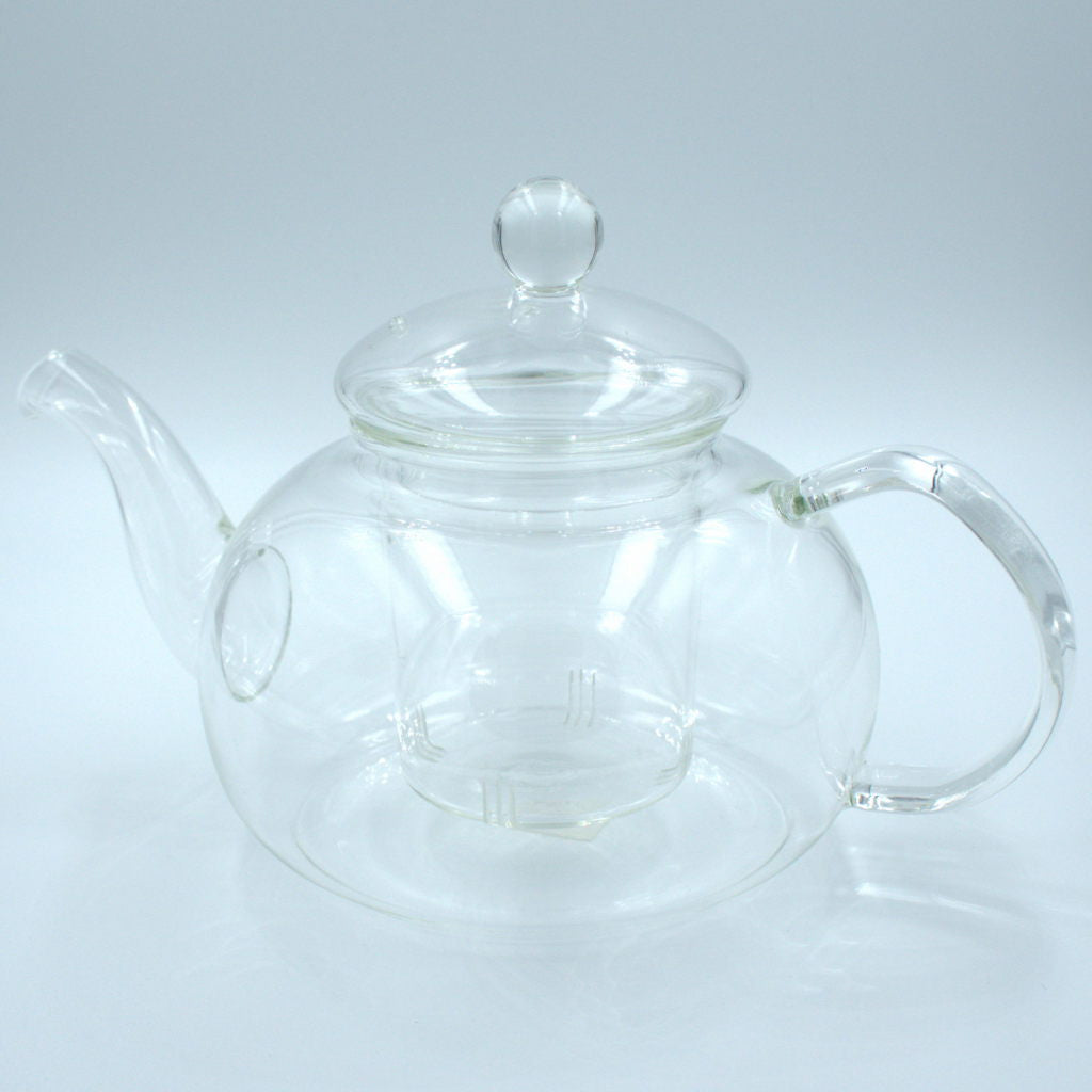 Glass Tea Pot side view